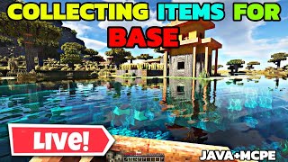 Finally Collecting Items For Mega Base in Minecraft Hardcore Live [upl. by Acimak]