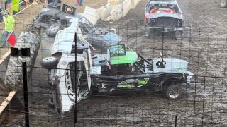 71124 Morgan County Fair Demo Derby Fullsize Modifieds [upl. by Swiercz482]