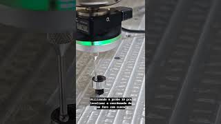 Encontrando o centro de um furo com rosca com a probe 3D codigog cnc [upl. by Airdnas]