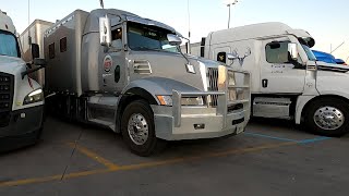 Western Star 5700 With Super Sleeper At Iowa 80 Truck Stop [upl. by Abe540]