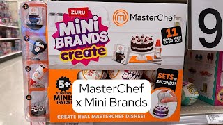 Unboxing MasterChef x Mini Brands Create [upl. by Flan]