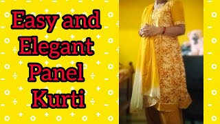 Easy 12 Panel kurti cutting amp stitching tutorial flared kurti [upl. by Greysun]