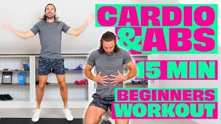 QUICK 15 Minute CARDIO amp ABS workout FOR BEGINNERS  Joe Wicks Workouts [upl. by Dachia433]