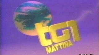 RAI Uno  Sigla TG1 Mattina 1990 [upl. by Htidirrem]