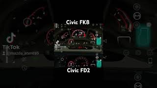 CPM 極速測試 Honda Civic FD2 1695hp Civic FK8 1695hp cargames [upl. by Hardy]