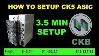 Goldshell CK5 ASIC Miner Setup under 4 Minutes  Add Pool amp Hashing Home Crypto Mining Pools [upl. by Keri]