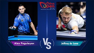 Jeffrey de Luna vs Sanjin Pehlivanovic｜2024 WPA World 9Ball China Open [upl. by Enomes]