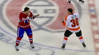 Darroll Powes VERY Physical Game vs Montreal Canadiens [upl. by Shelman572]