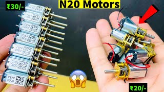 N20 gear motor new type motor  Electronicsproject99 [upl. by Akirdnahs753]