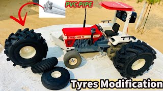 Modified version of swaraj 855 FE using pvc pipe and rubber mate [upl. by Eahsan]