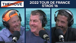 THEMOVE 2022 Tour de France Stage 16 [upl. by Lahtnero]