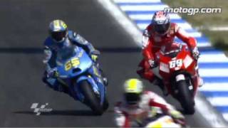 MotoGP action from Estoril 2009 [upl. by Dnalram]