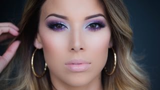 Vibrant Purple Eyes Kat Von D Chrysalis Palette Tutorial [upl. by Niajneb]