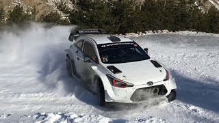 Hyundai i20 WRC  Rallye MonteCarlo 2019 Tests  NeuvilleMikkelsenLoeb HD [upl. by Annehs730]