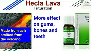 Hekla lava Homoeopathic Medicine for gums and bone DiseasesEnglish language [upl. by Niwrad297]