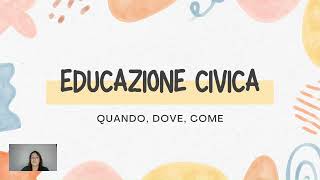 Domanda estratta prova orale concorso docenti scuola primaria  Educazione civica  legge n 922019 [upl. by Veta]