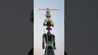 Dusshera 2024  Biggest Ravan in Delhi  211 foot ravan 👺  shorts [upl. by Ativla972]