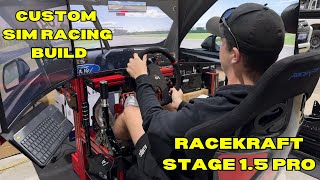 Custom RaceKraft Stage 15 Pro Racing Sim Build [upl. by Firehs]