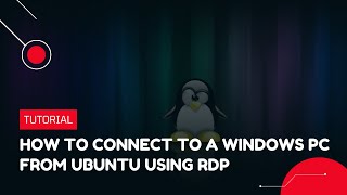 How to connect to a Windows PC from Ubuntu using RDP  VPS Tutorial [upl. by Janelle]