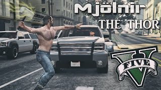 Mjolnir The Thors Hammer  a GTA V Machinima Rockstar Editor HD [upl. by Rorrys]