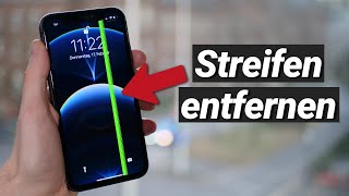 iPhone Display zeigt grüne Streifen hat Flecken oder flackert nach Sturz  Wasserschaden [upl. by Kiyohara776]