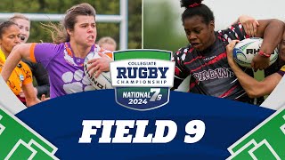 2024 Collegiate Rugby Championship  Field 9  Day 3  Session 1 [upl. by Eizzik]