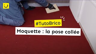 TUTO Moquette  la pose collée [upl. by Ahsel374]