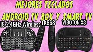 TOP 3 MEJORES TECLADOS INALAMBRICOS PARA ANDROID TV BOX  SMART TV  XBOX  PLAY 4 [upl. by Aylad834]