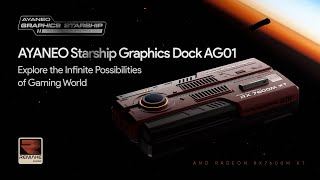 AYANEO AG01 Starship Graphic Dock Salute to The Era of Space Science Explore The Gaming World [upl. by Jarrad262]