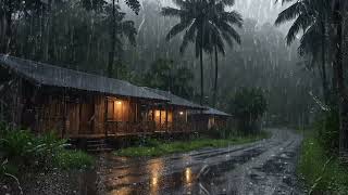 Rain and Thunder on a Remote Cabin Roof for Ultimate Peace and Rest [upl. by Sada]