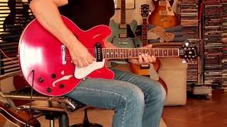 2012 Gibson ES335 Custom Shop P90 Pickups Part5 [upl. by Eedahs]