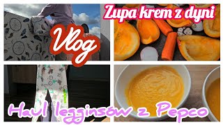 Krem z dyni  spodnie i legginsy z pepco dla dziecka  haul [upl. by Nywg]