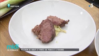 Paleron de boeuf et purée de panais à lorange [upl. by Eikin583]