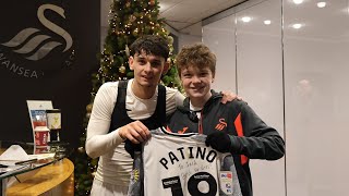 Charlie Patino helps Swans Foundation make a dream come true for pandisability participant Jack [upl. by Meara]