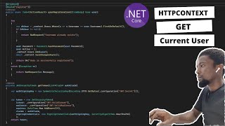 ASP NET CORE 6 API  HOW TO GET USER ID OF CURRENTLY LOGGED IN USER using HTTPCONTEXT  Part 13 [upl. by Heinrick296]