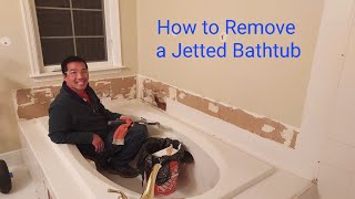 How to Remove a Jetted Bathtub [upl. by Janenna]