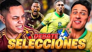 DEBATE DE SELECCIONES VENEZUELA VS BRASIL CON BRASILEÑO FT Allancanalha con Juan y Sebs [upl. by Judie]