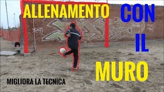 ALLENAMENTO CON IL MURO  TECNICA INDIVIDUALE [upl. by Aniala334]