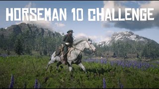 RDR2 Horseman 10 Challenge ALL HORSE LOCATIONS Appaloosa Hungarian Halfbred and more [upl. by Yra]