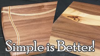 Two Gorgeous Wavey Cutting Board Designs that EVERY Woodworking Beginner Can Make [upl. by Attemaj445]