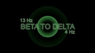 Binaural Beats Sleep Meditation  Move from Beta 13 Hz to Delta 4 Hz Brainwaves in 5 min [upl. by Wandy361]