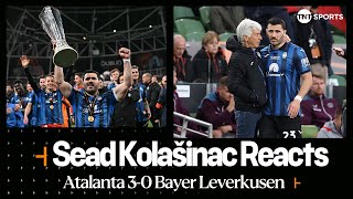 quotITS A FANTASTIC NIGHTquot 😅  Sead Kolašinac  Atalanta 30 Bayer Leverkusen  Europa League Final [upl. by Akimrehs463]