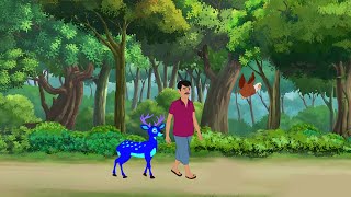 जादुई फल और नीले हिरण  Hindi Story  Hindi Kahaniya  Moral Stories  cartoon story  kahani [upl. by Reich107]