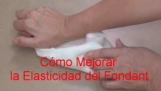 Como Mejorar la Elasticidad del Fondant  Club de Reposteria [upl. by Rand]