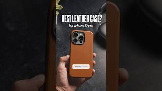 BEST iPhone 15 Pro Leather Case 🤔 shorts [upl. by Ollecram]