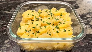 German Potato Salad Recipe  Potato Salad with Vinegar Dressing [upl. by Yelkcub]