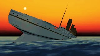 BRITANNIC sinking 2000 ShipM3D [upl. by Ika]