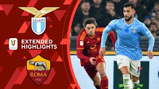 Lazio vs Roma Extended Highlights  Coppa Italia  CBS Sports Golazo [upl. by Doggett]