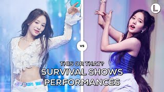 SAVE ONE KPOP SURVIVAL SHOW PERFORMANCE ONLY GGS  KPOP GAME  by luvieeun [upl. by Won]