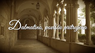 Klapa Trogir  Dalmatino povišću pritrujena Official lyric video [upl. by Bocaj515]